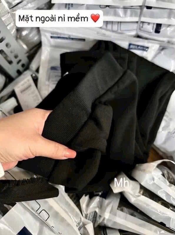 QUẦN LEGGING GU LÓT LÔNG NỮ