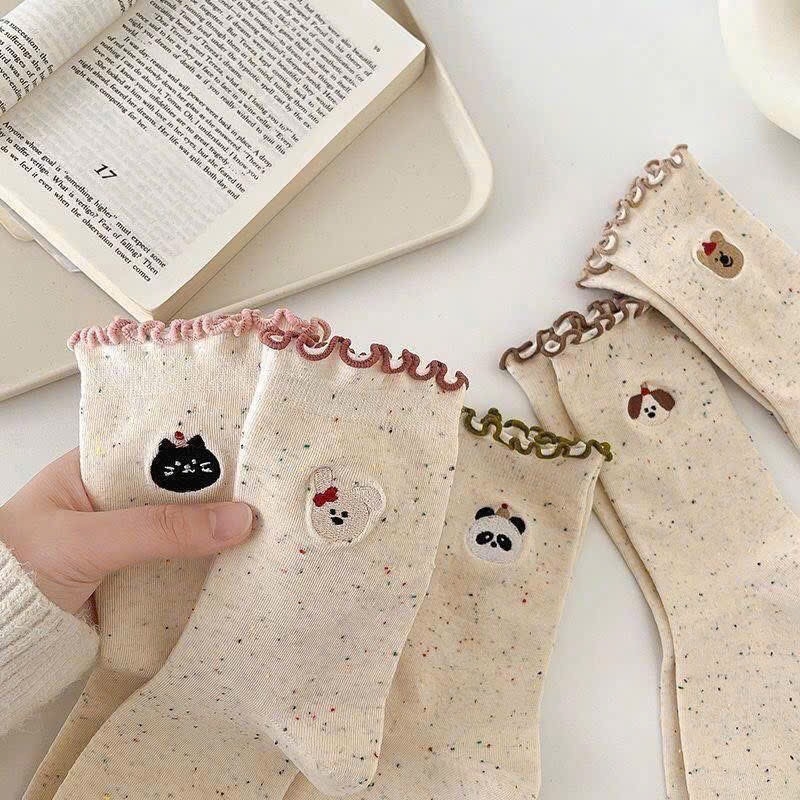 ĐỒ LÓT - SET 10 ĐÔI TẤT NỮ MẪU ĐỘNG VẬT SIÊU CƯNG