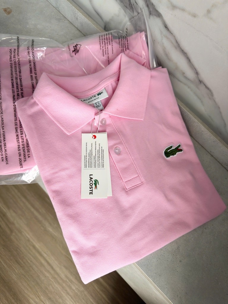 ÁO POLO CỘC MÀU PINK NỮ SẴN