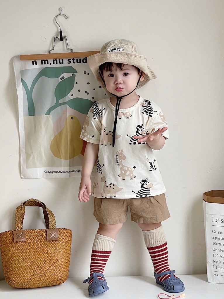 SET 3 ÁO NGỰA VẰN CHO BÉ TRAI SẴN
