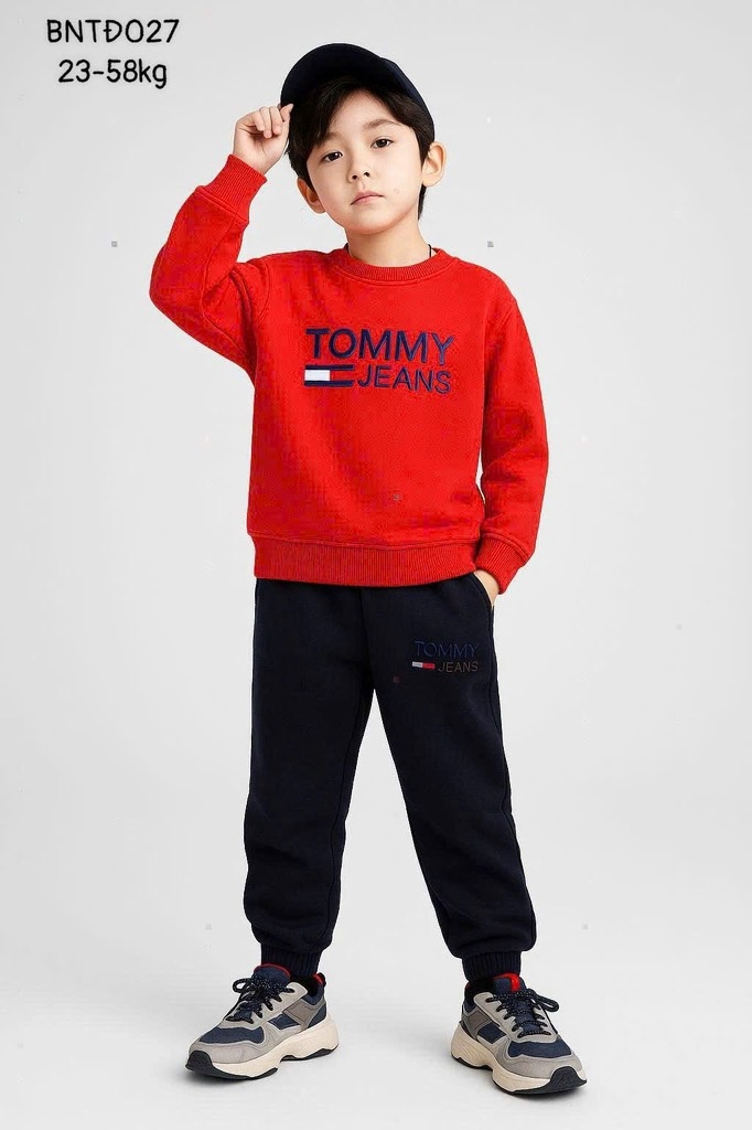 BỘ DÀI NỈ TOMY POLO SIZE ĐẠI BÉ TRAI