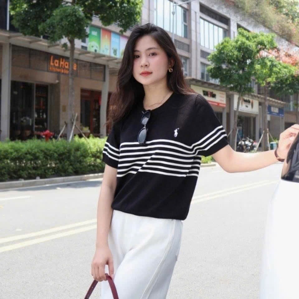 ÁO KẺ THÊU NGỰA SIU SIU HOT NỮ