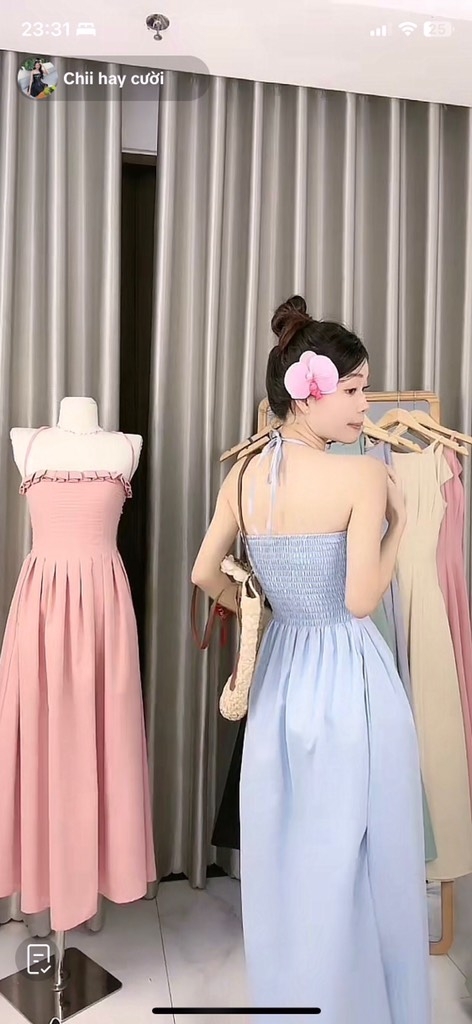 VÁY MAXI ĐI BIỂN NHIỀU MÀU