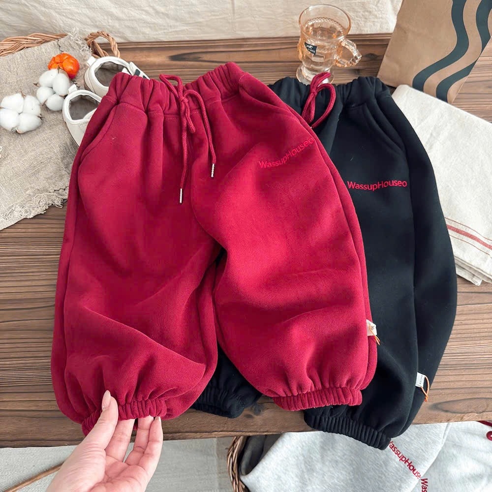 SET 3 QUẦN DÀI NỈ ỐNG BO WASSUP BÉ TRAI