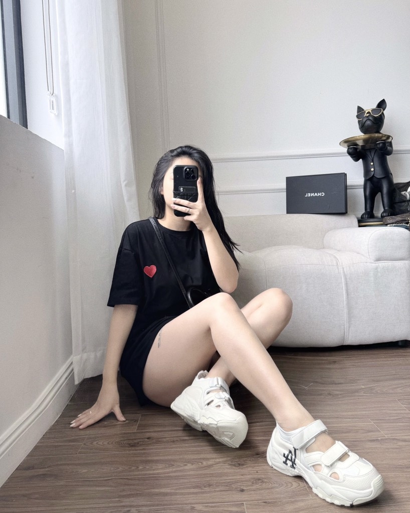 ÁO PHÔNG THÊU TIM 3M ( xả 69k)