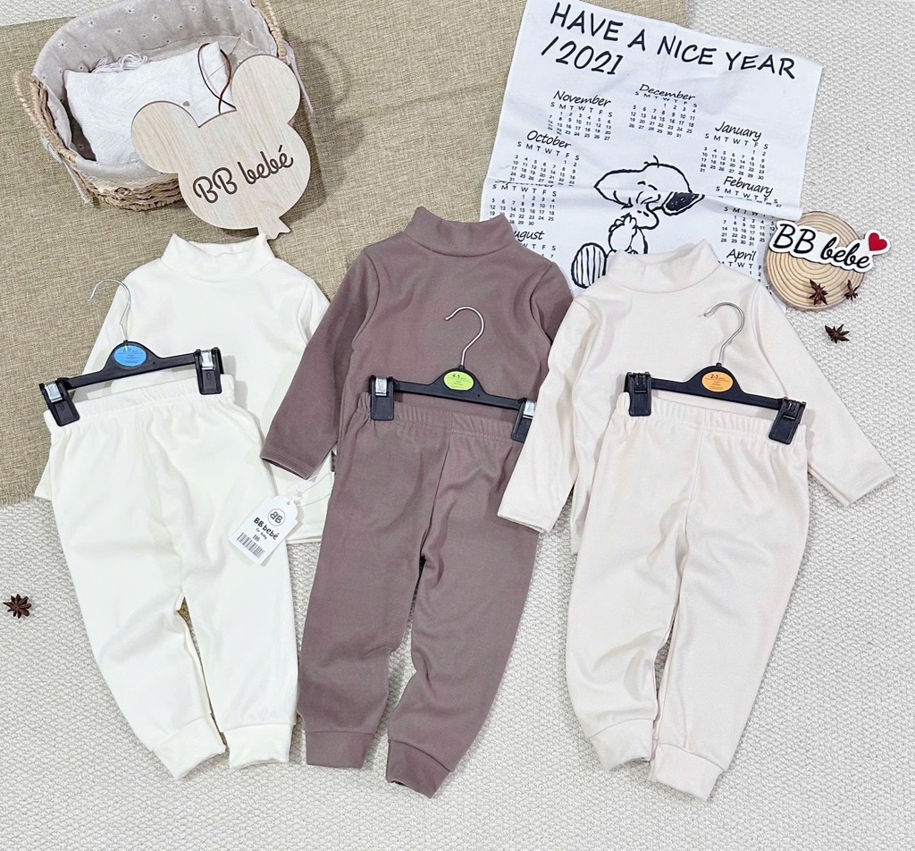 SET 3 BỘ DÀI ZIP LÔNG BÉ TRAI BÉ GÁI