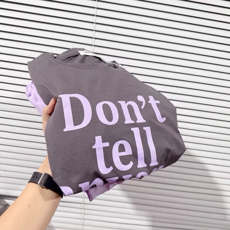 SÉT COTTON CHÂN VÁY TÍM KÈM TÚI