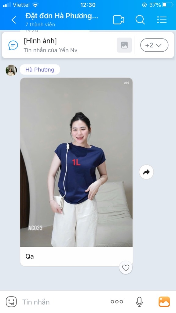 ÁO PHÔNG TAY HẾN XANH THAN NỮ