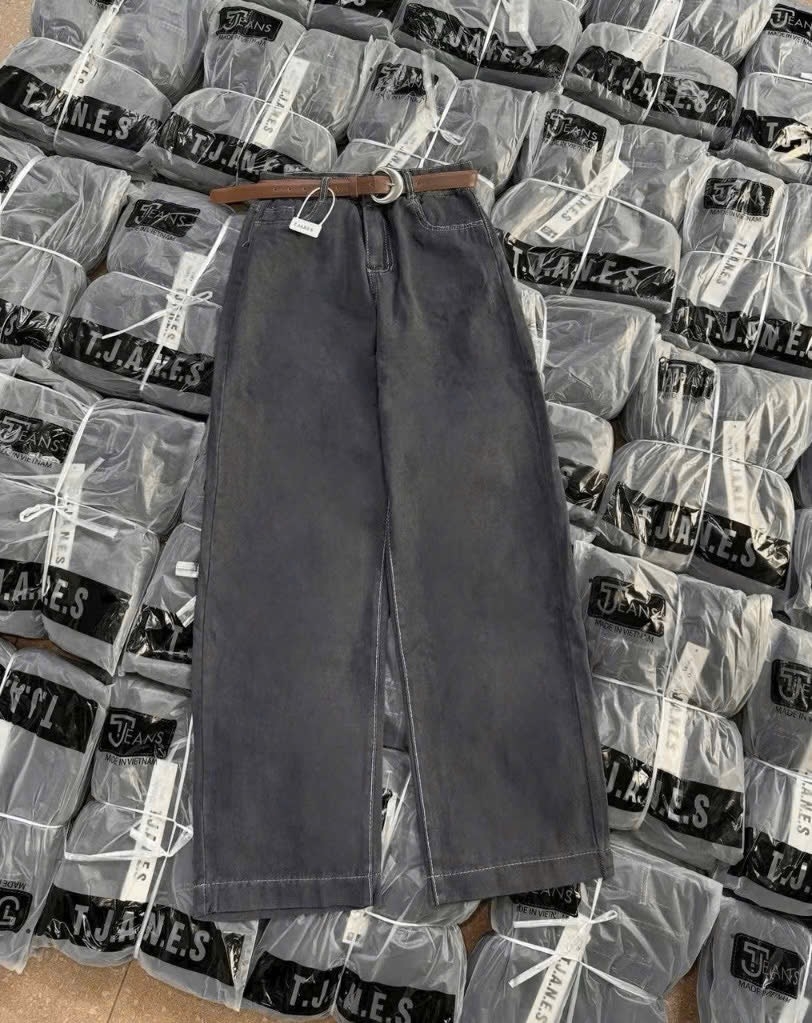 QUẦN JEAN NỮ SUÔNG TRƠN MÀU KHÓI SẴN (SALE 99k)