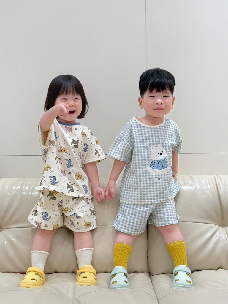 SET 2 BỘ KẺ XANH + BỘ ĐỘNG VẬT BÉ TRAI BÉ GÁI