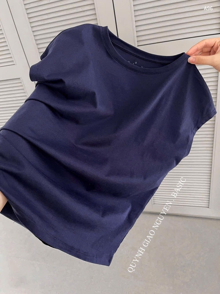 ÁO PHÔNG TAY HẾN XANH THAN NỮ