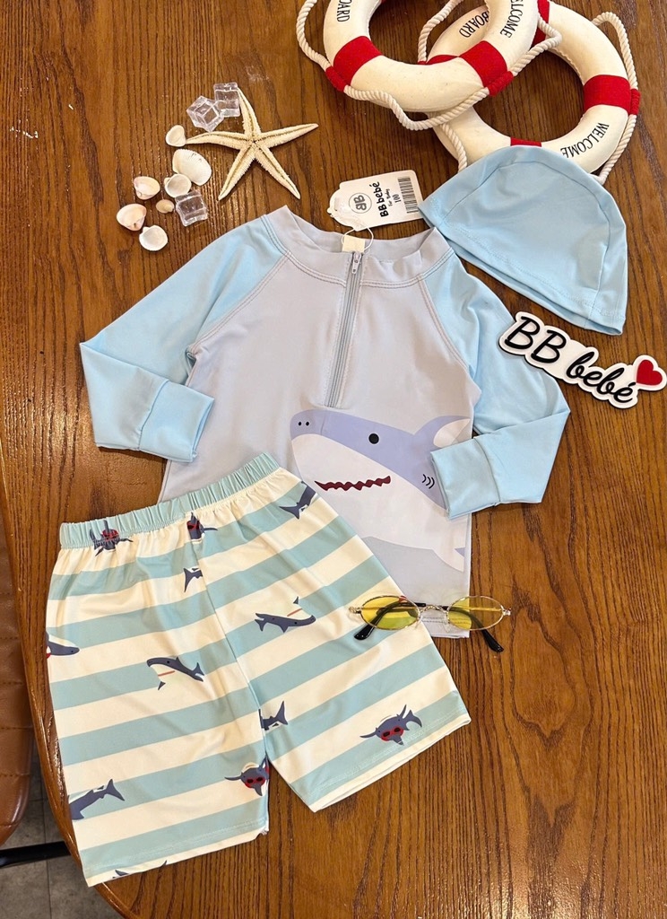 BỘ BƠI CÁ MẬP BÉ TRAI (SALE 49k)