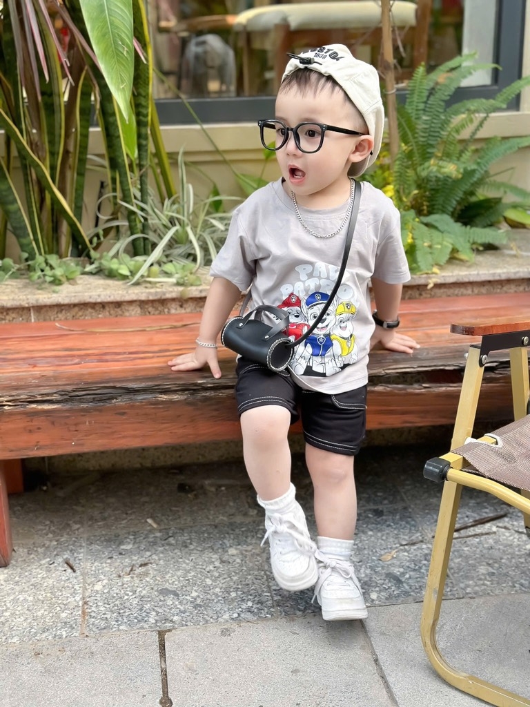 SET BỘ CHÚ CHÓ CỨU HỘ XÁM BÉ TRAI (SALE 59k)