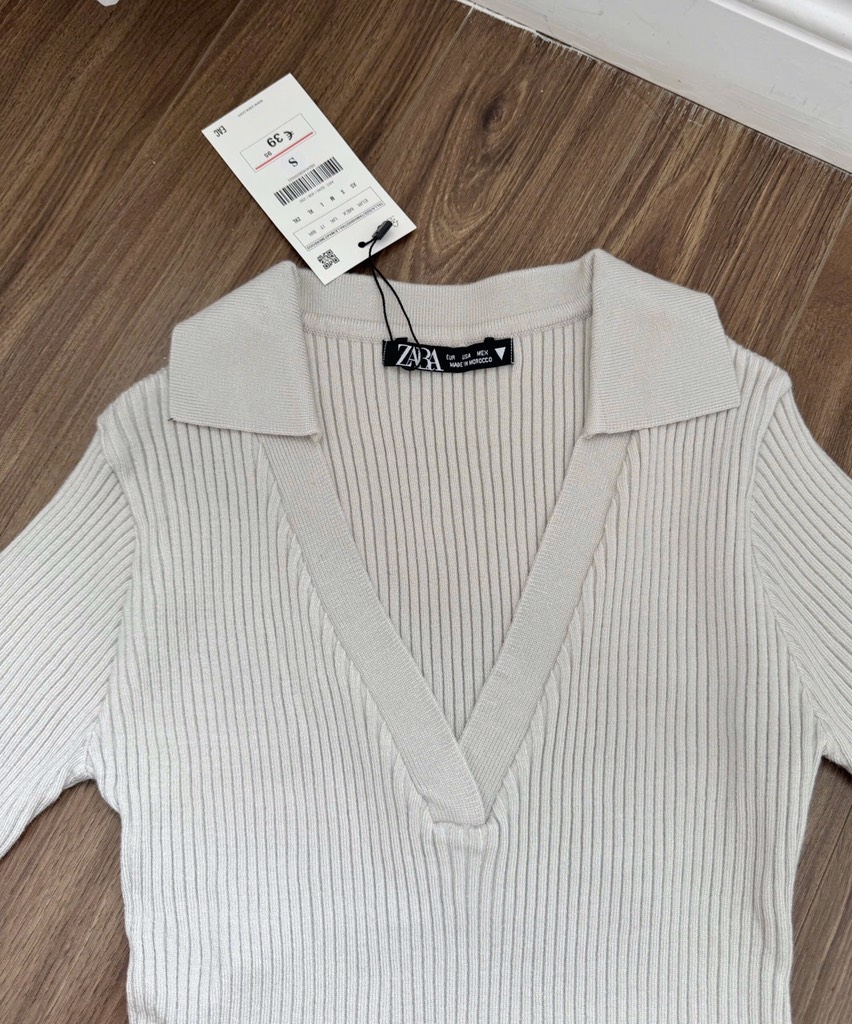 ÁO LEN TĂM POLO CỔ V Z.RAA NỮ THU ĐÔNG (XẢ 79k)