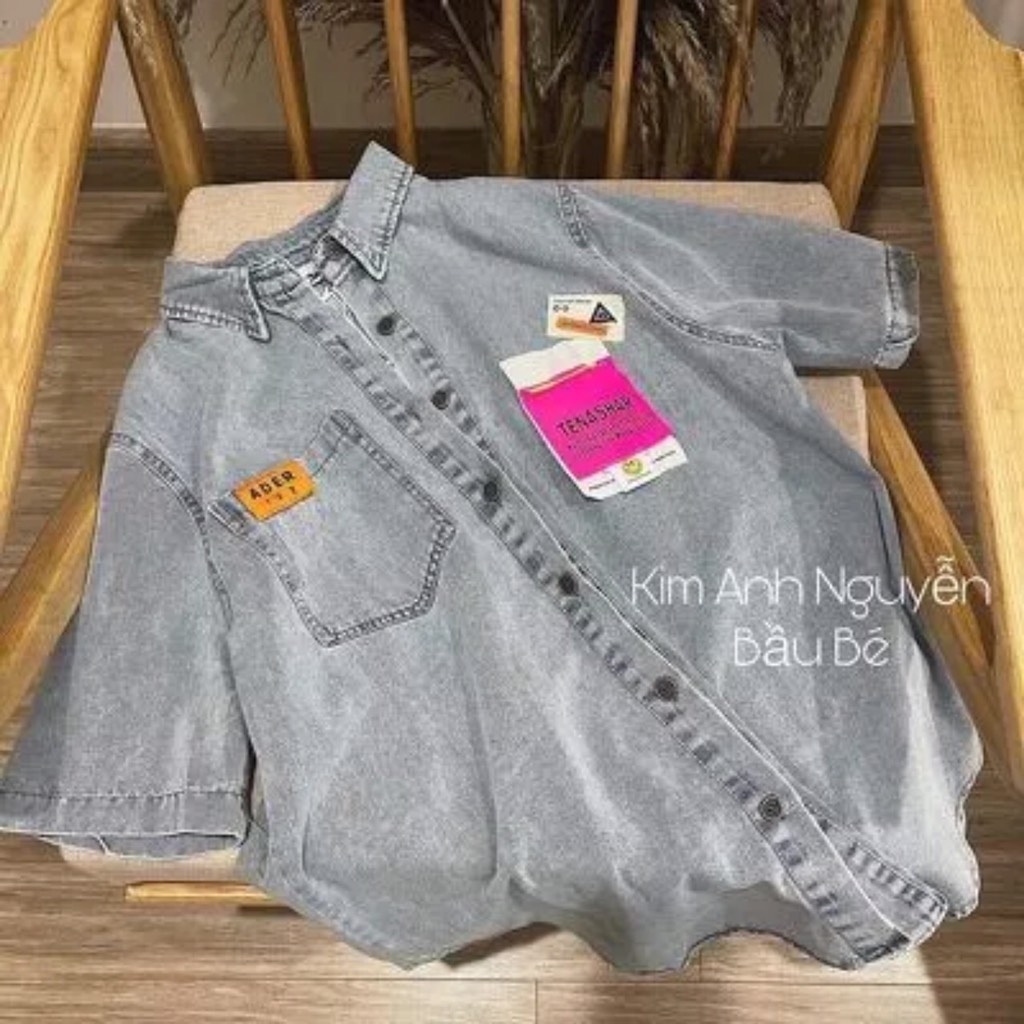 ÁO SƠ MI BÒ TAG HỒNG- xả 49k
