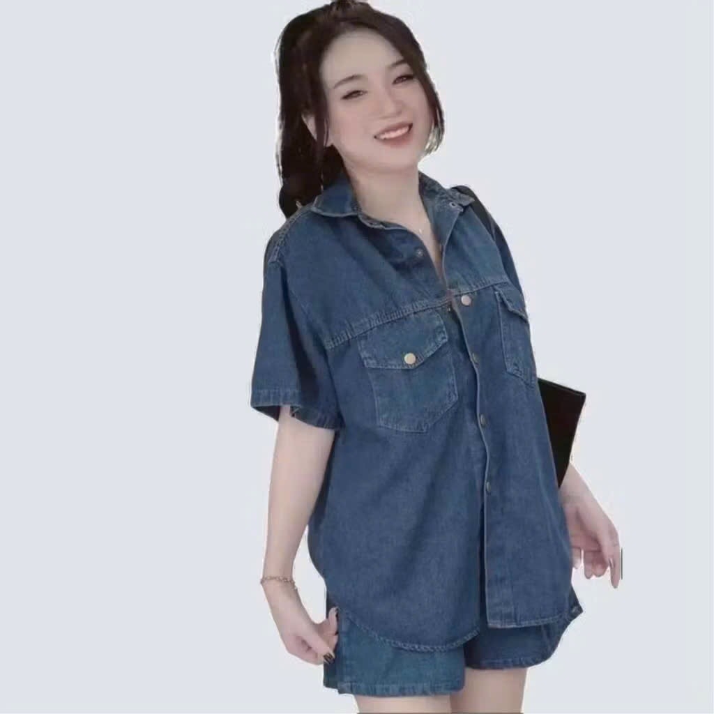 ÁO BÒ DENIM QC NỮ