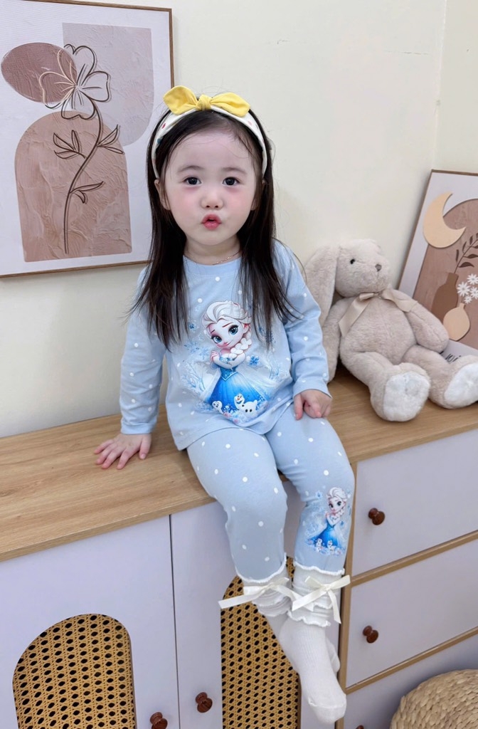 SET 2 BỘ DÀI EOSA TONE BE DƯƠNG BÉ GÁI