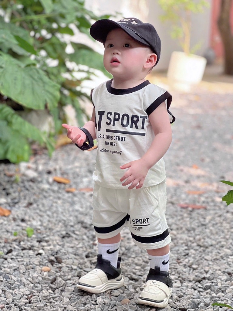 SET 2 BỘ COTTON TÀU SPORT BÉ TRAI SẴN (XẢ 75k)