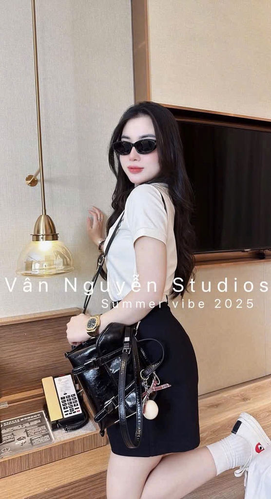 SET POLO ĐÍNH HOA MIX SHORT LI TRƯỚC NỮ SẴN