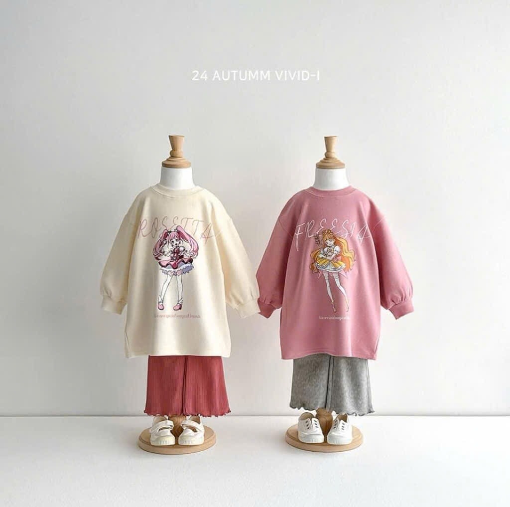SET 3 VÁY DÀI TAY CÔ GÁI CHO BÉ GÁI SẴN