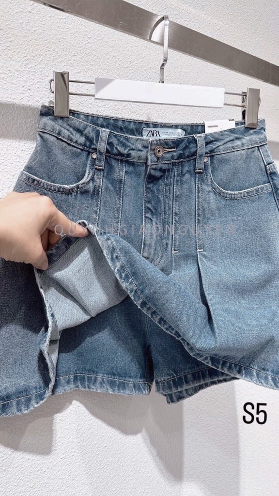 CHÂN VÁY BÒ XẾP LY TRƯỚC SẴN