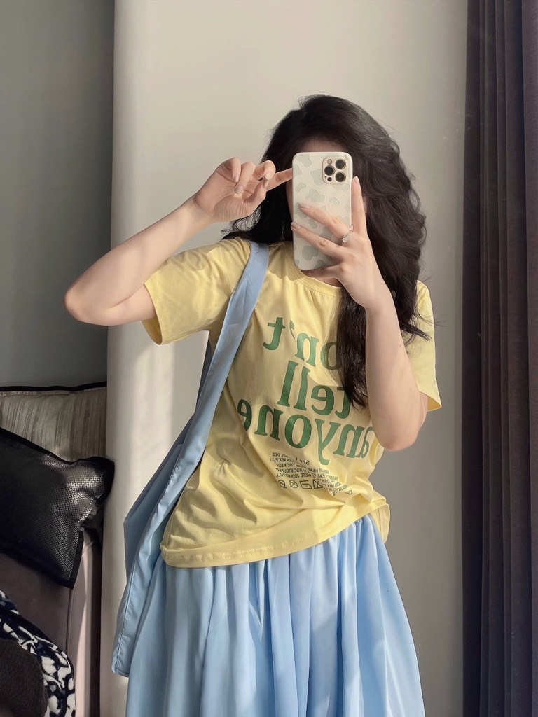 SET BỘ DONT TELL CV XANH KÈM TÚI NỮ SẴN