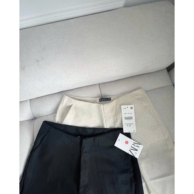 QUẦN LINEN SUÔNG 2 MÀU CHO NỮ