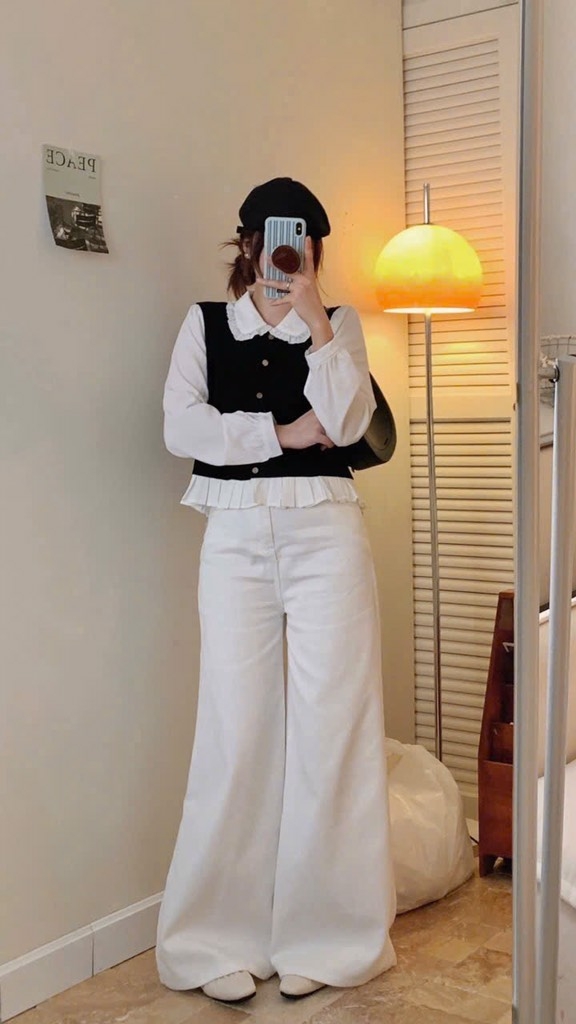 SƠ MI PHỐI GHILE LEN LIỀN NỮ