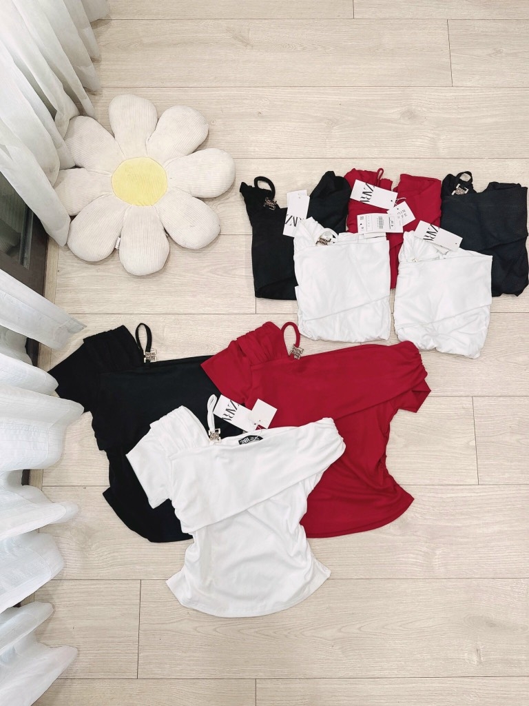 ÁO DÍP LEN NỮ VẠT VAI KÈM TAG MIU MIU THU ĐÔNG SẴN(XẢ 55 k)