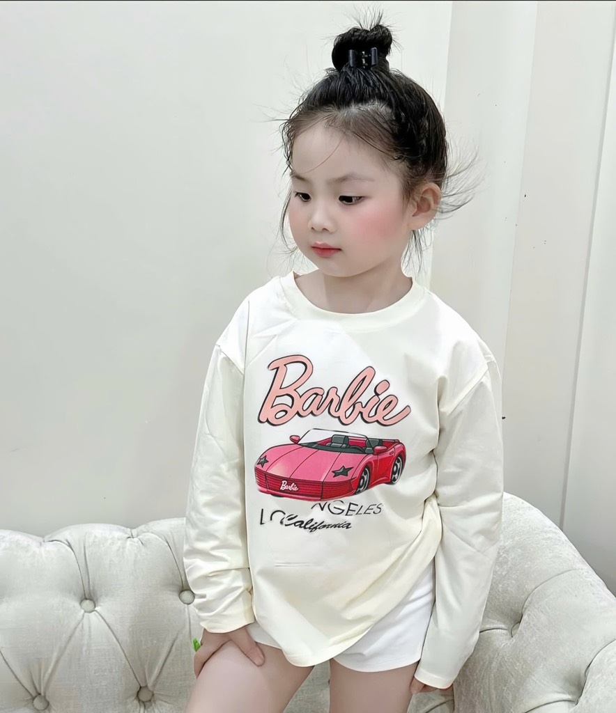 SET 3 ÁO DÀI TAY BARBIE BÉ GÁI