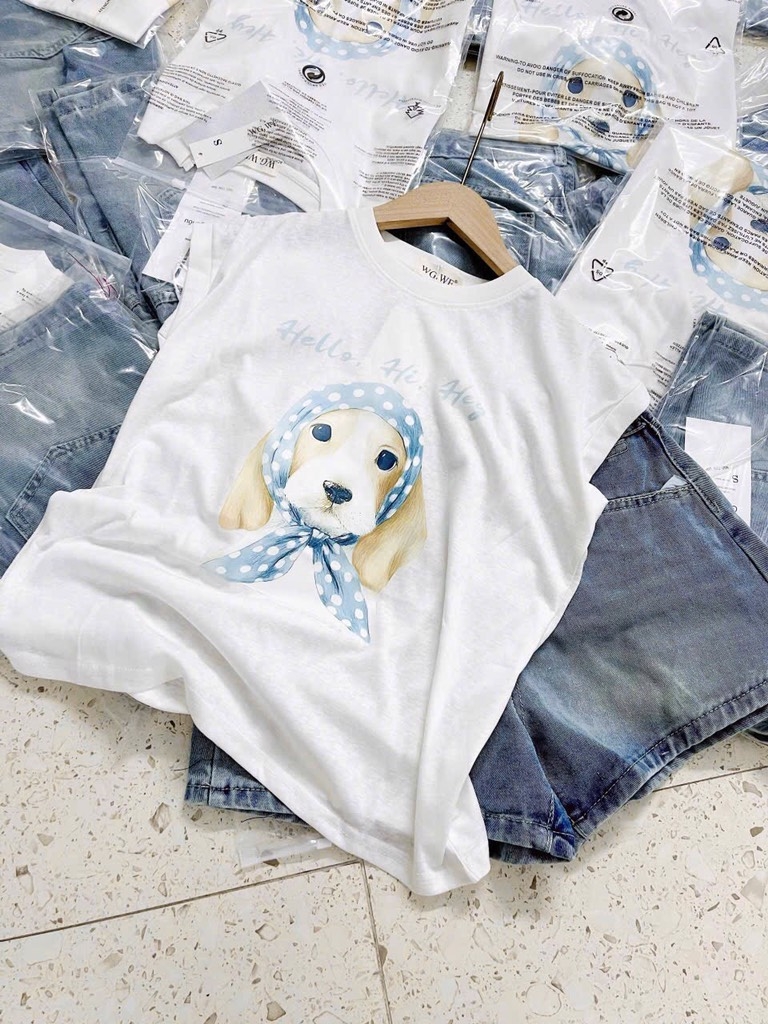 SET BỘ SÁT NÁCH ÁO CHÓ GIẤY QUẦN BÒ NỮ SẴN (xả 135k)