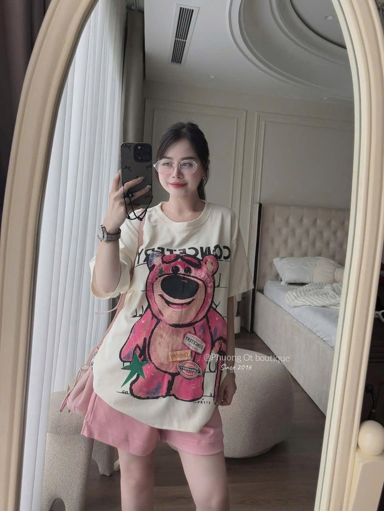 SET GẤU DÂU QUẦN ĐÙI HỒNG NỮ