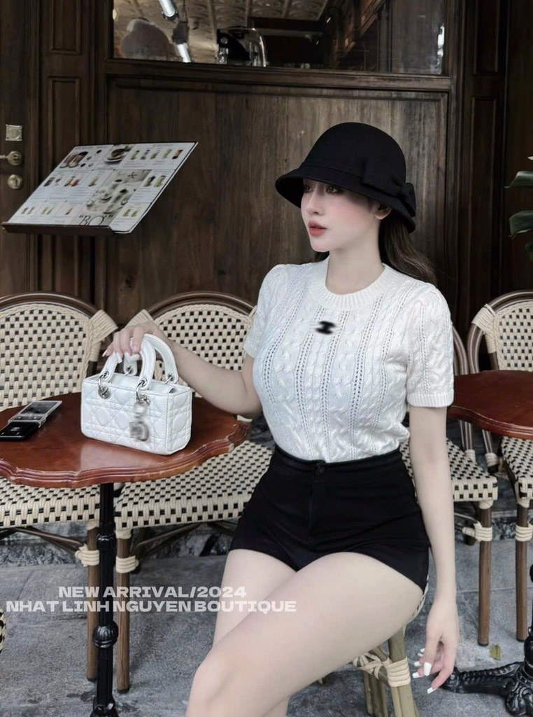 ÁO LEN NỮ NGẮN TAY QC THU ĐÔNG SẴN (xả 59k)