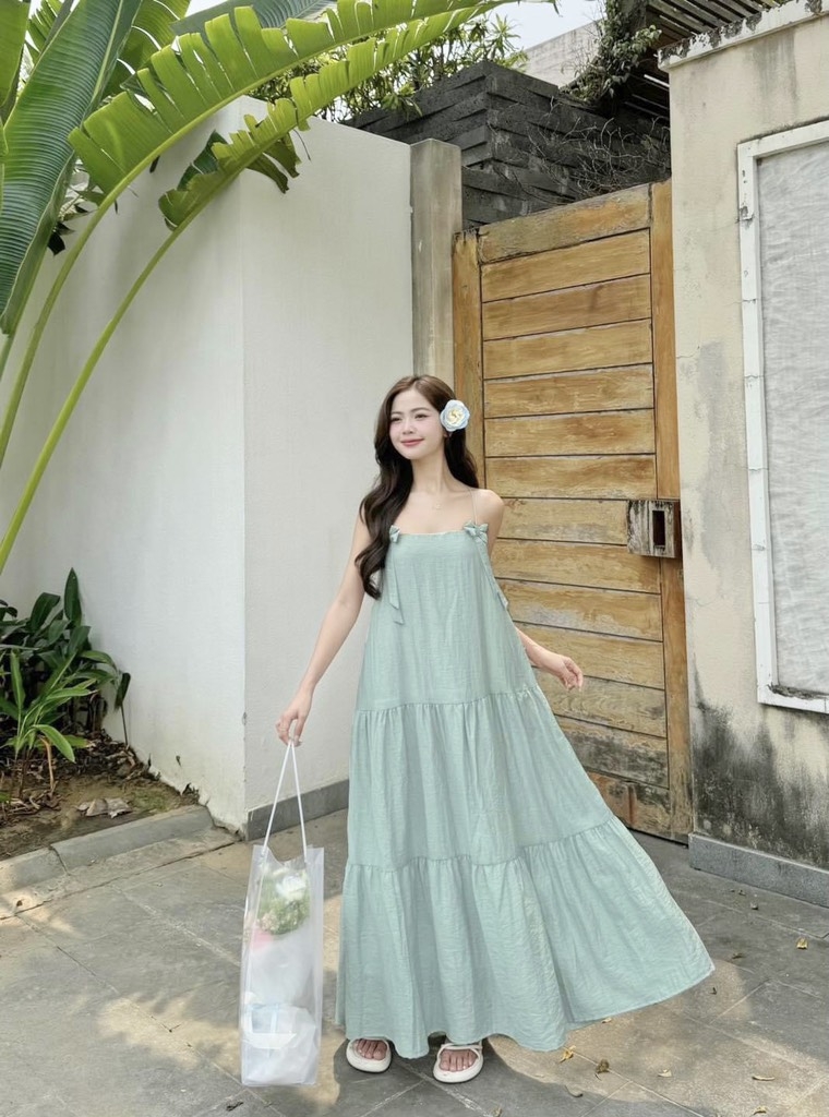 MAXI TẰM 2 MÀU 2 LỚP(xả 105k)