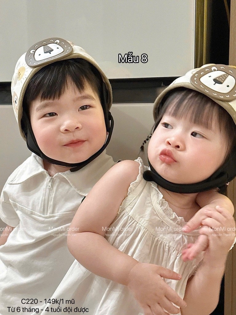 ĐỒ GIA DỤNG - MŨ BẢO HIỂM BÉ TRAI BÉ GÁI (SALE 99k)