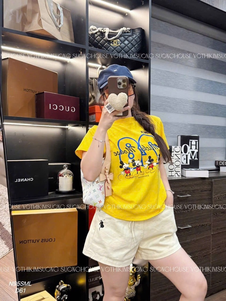 ÁO PHÔNG VÀNG SỐ 28 HOT HIT NỮ SẴN