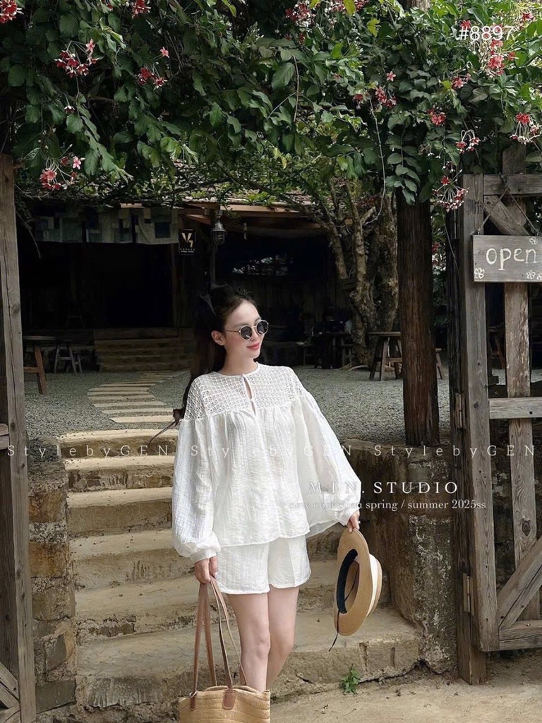 SET BỘ CỘC ĐŨI NHĂN PHỐI LƯỚI NỮ SẴN
