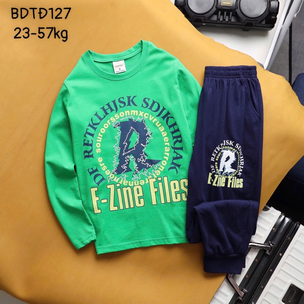 SET BỘ COTTON DÀI TAY BÉ TRAI