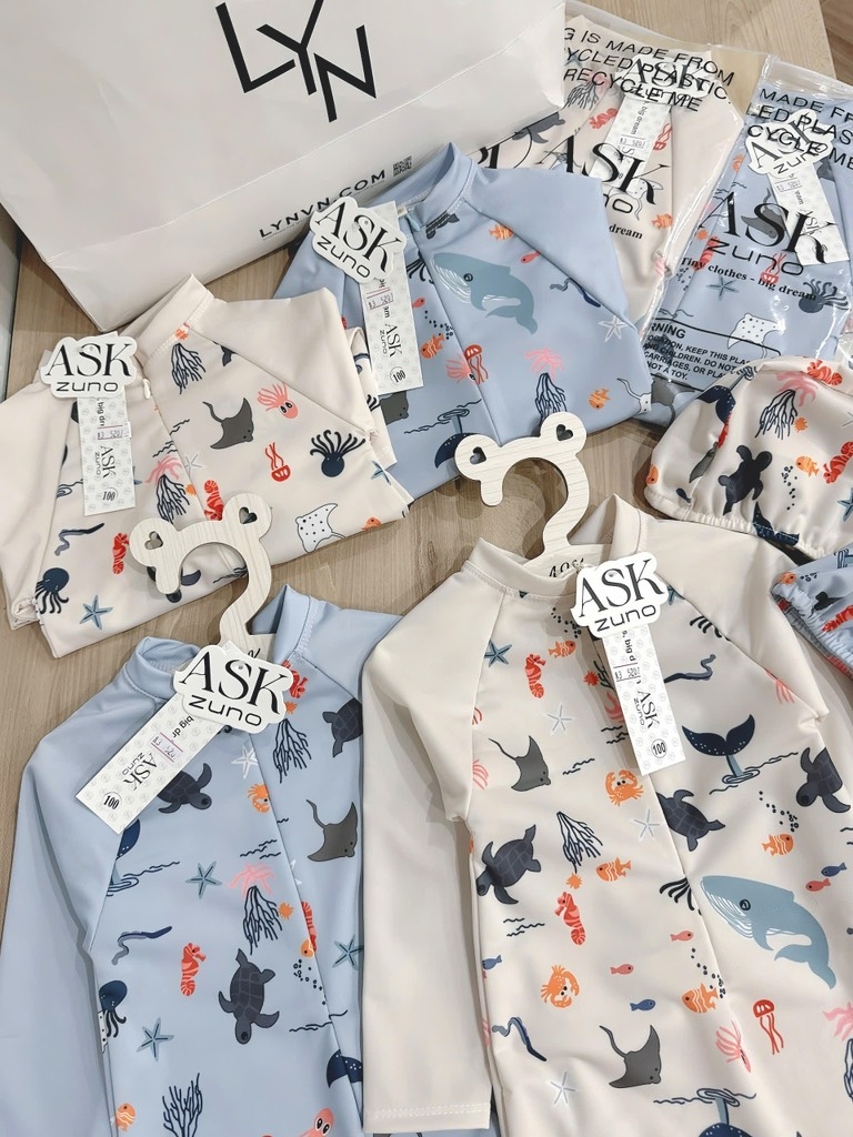 SET 2 BỘ BƠI ĐỘNG VẬT BÉ TRAI BÉ GÁI(XẢ 105k)