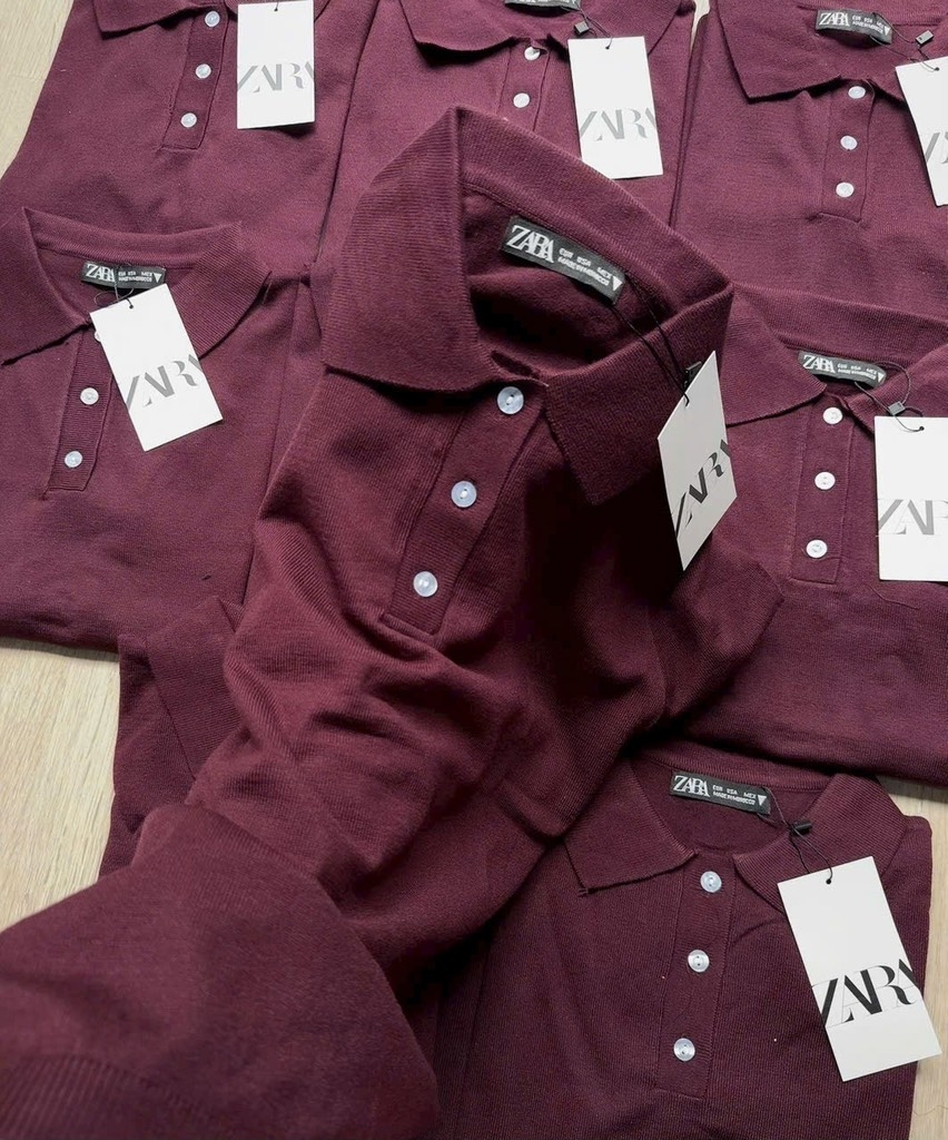 ÁO LEN Z.R ĐỎ ĐÔ CỘC TAY NỮ