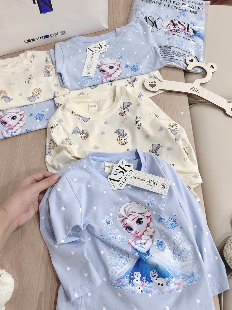 SET 2 BỘ DÀI EOSA TONE BE DƯƠNG BÉ GÁI