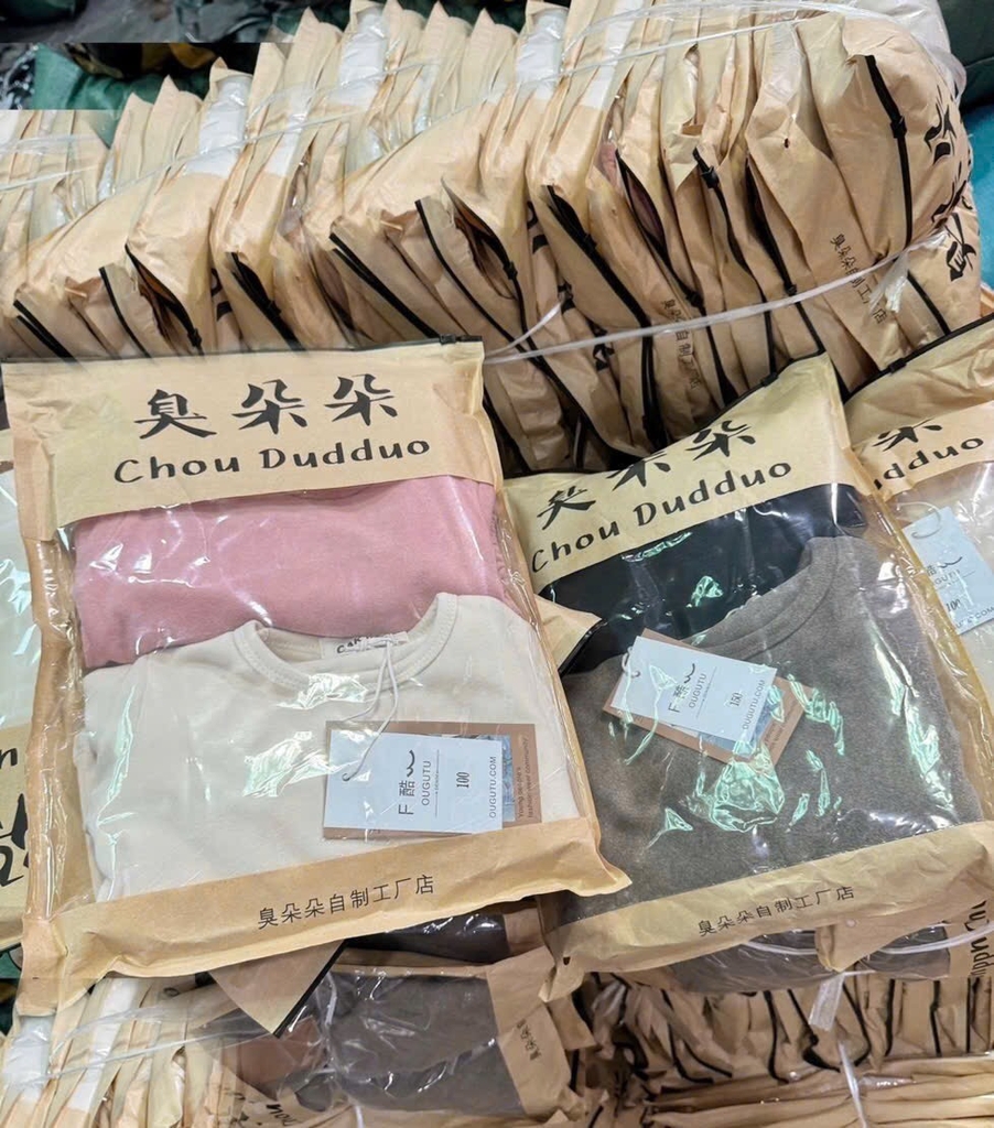 SET BỘ ZIP LÔNG CHOU DUDDO BÉ TRAI BÉ GÁI