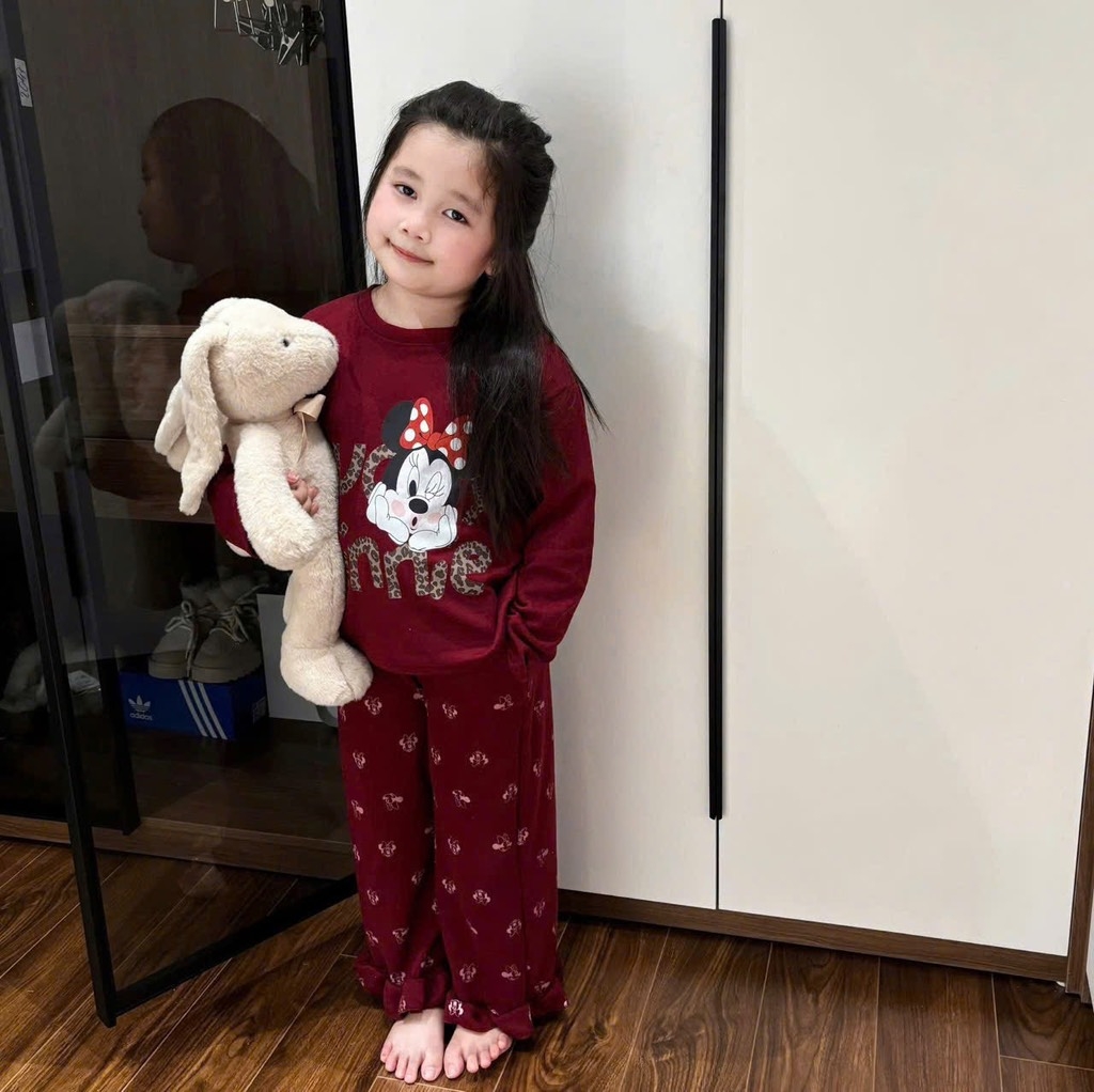 SET LEN THỎ MINNIE BÉ GÁI