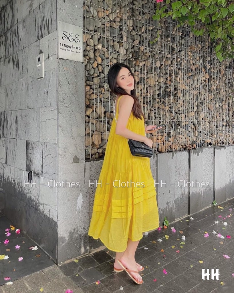 VÁY TƠ LI NGANG 3 TẦNG 2 LỚP