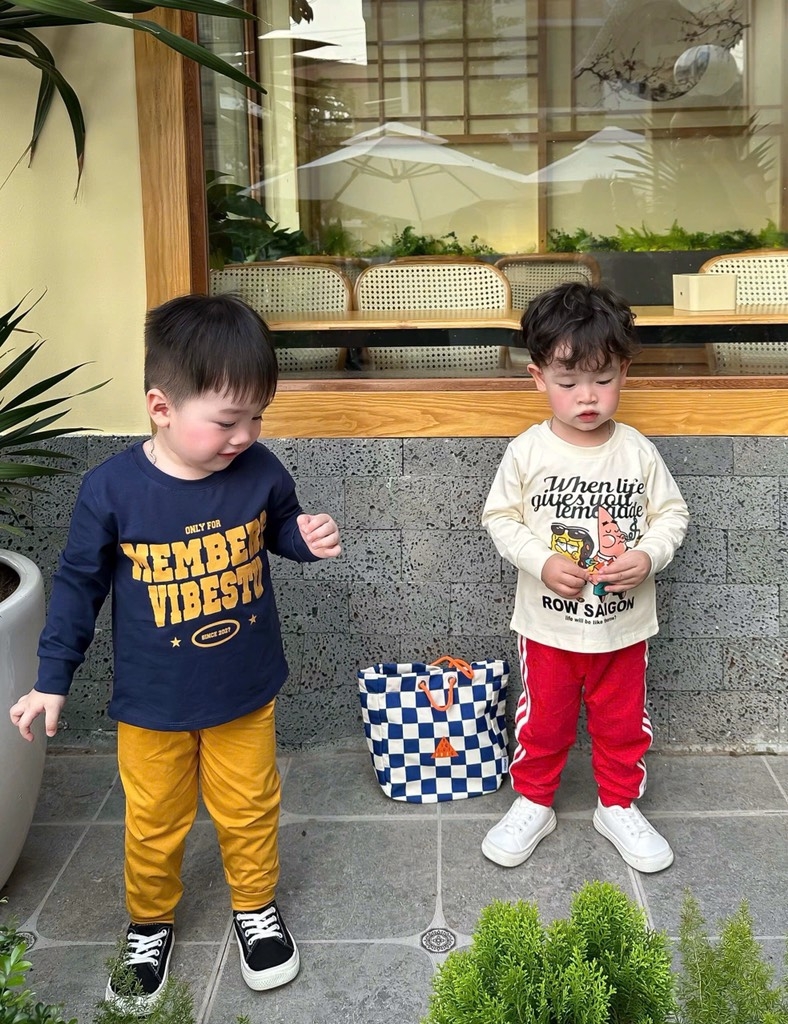 SET 2 BỘ DÀI BỌT BIỂN DÀI TAY BÉ TRAI