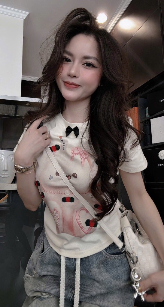 SET ÁO COTTON QUẦN JEANS NỮ
