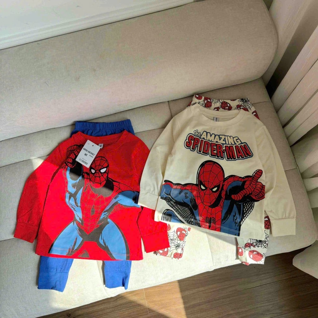 SET 2 BỘ DÀI NGƯỜI NHỆN BÉ TRAI