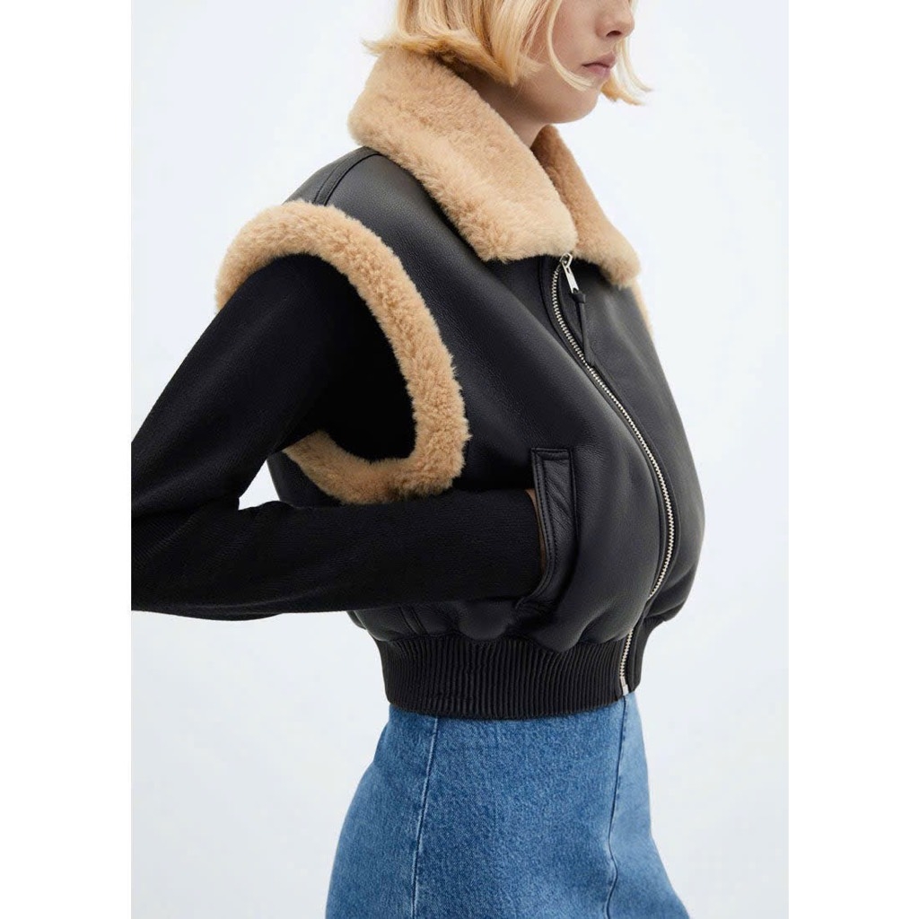 ÁO DA GHILE LÓT LÔNG NỮ THU ĐÔNG