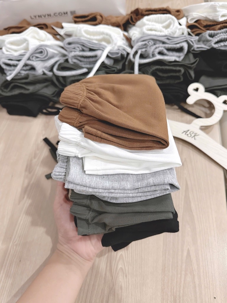 COMBO 5 QUẦN ZIP TONE NÂU XÁM BÉ TRAI