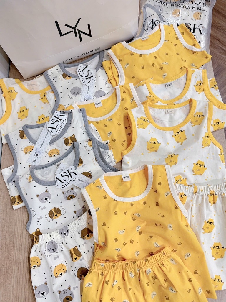 SET 3 BỘ BA LỖ TONE VÀNG BÉ TRAI (SALE 133k)